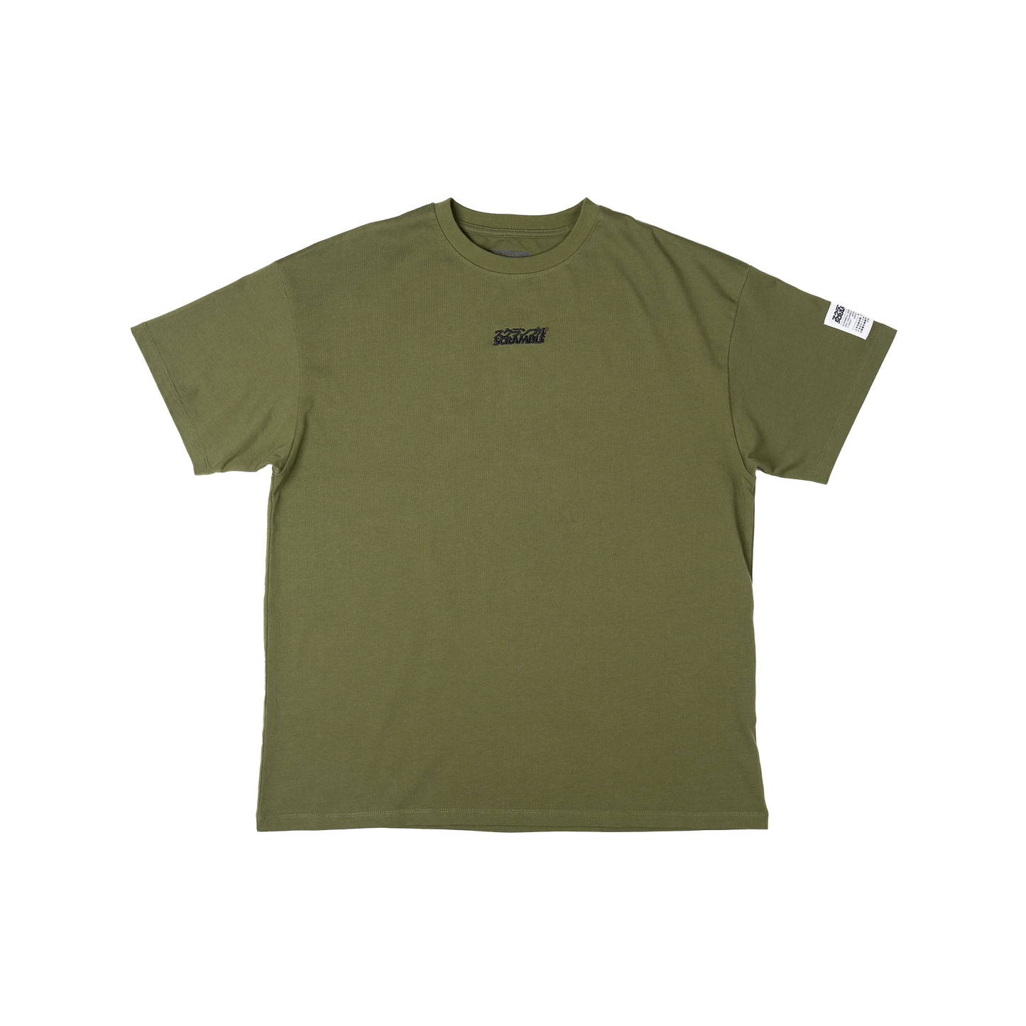 SCRAMBLE OVERSIZE LOGO Tシャツ OLIVE