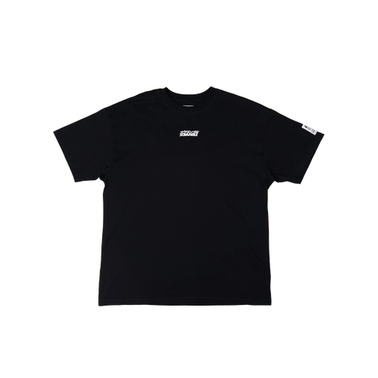 SCRAMBLE OVERSIZE LOGO Tシャツ BLACK