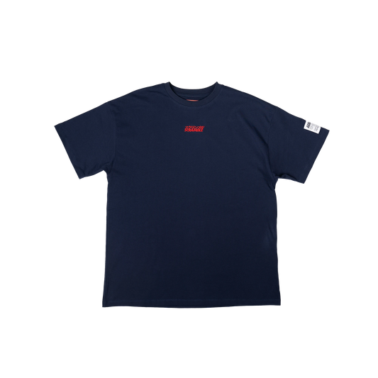 SCRAMBLE OVERSIZE LOGO Tシャツ NAVY